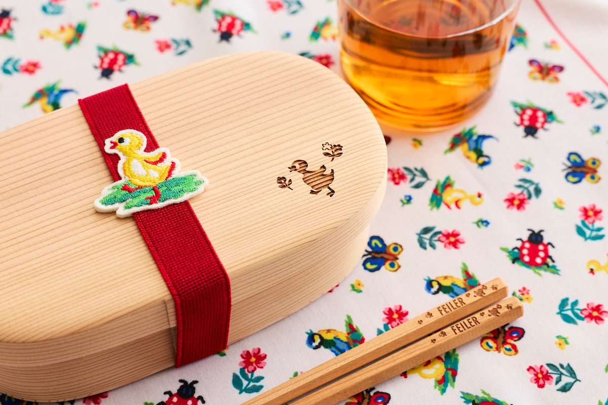 FEILER（フェイラー）×柴田慶信商店 曲げわっぱ弁当箱