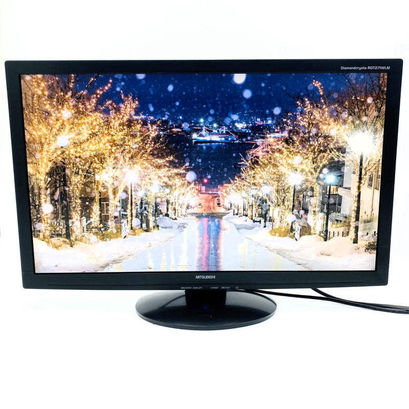 中古モニター】27インチ メーカー MITSUBISHI 型番 RDT271WLM 入力端子