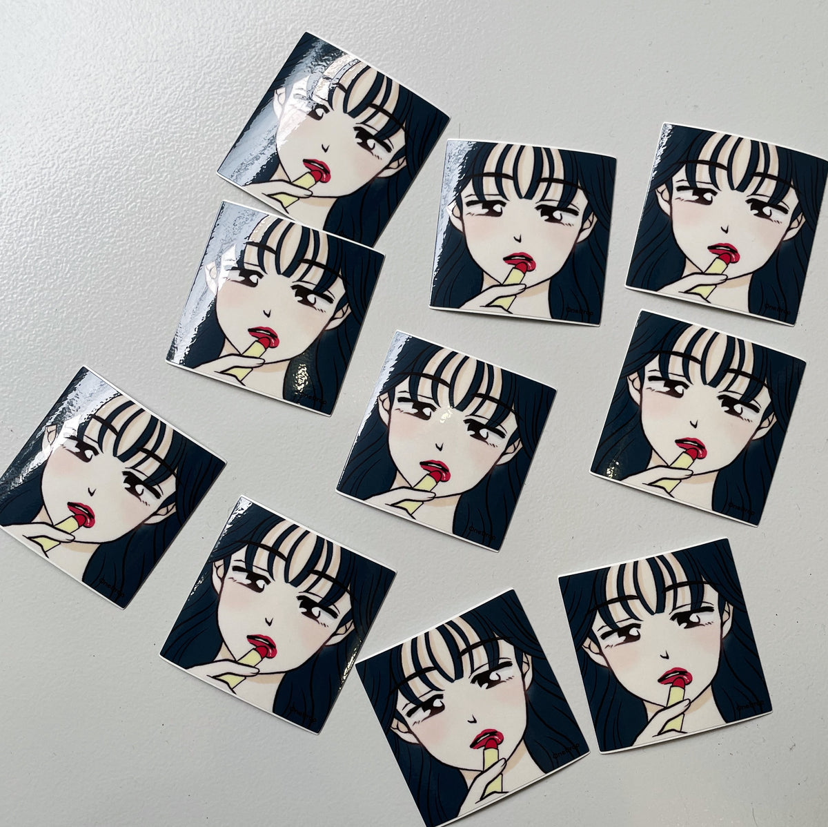 島田つか沙 口紅ステッカー – One Drop（ワンドロップ）