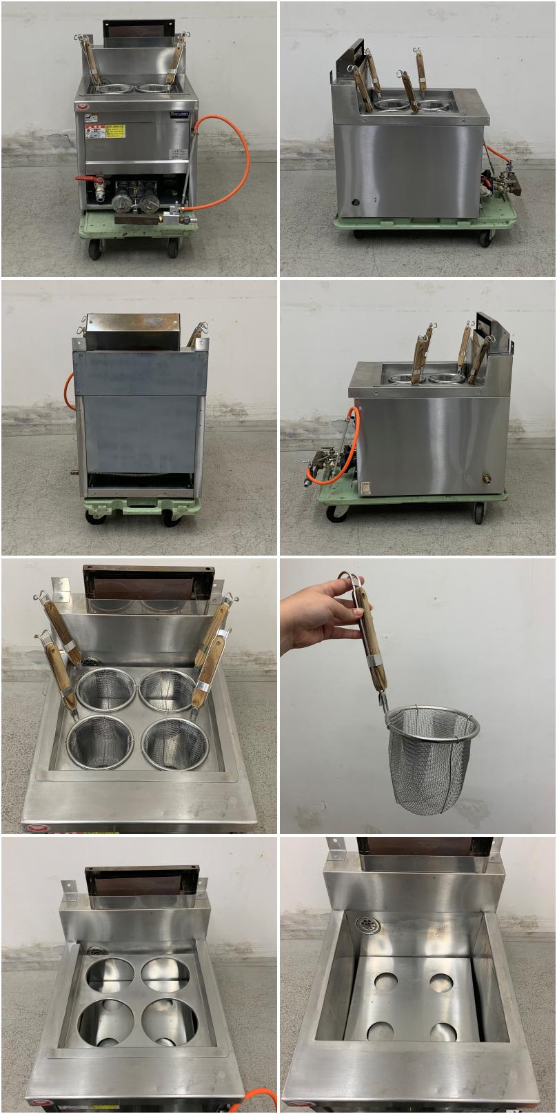 中古】 A07871 卓上ラーメン釜/ゆで麺機 マルゼン MRK-045TB 2022年製