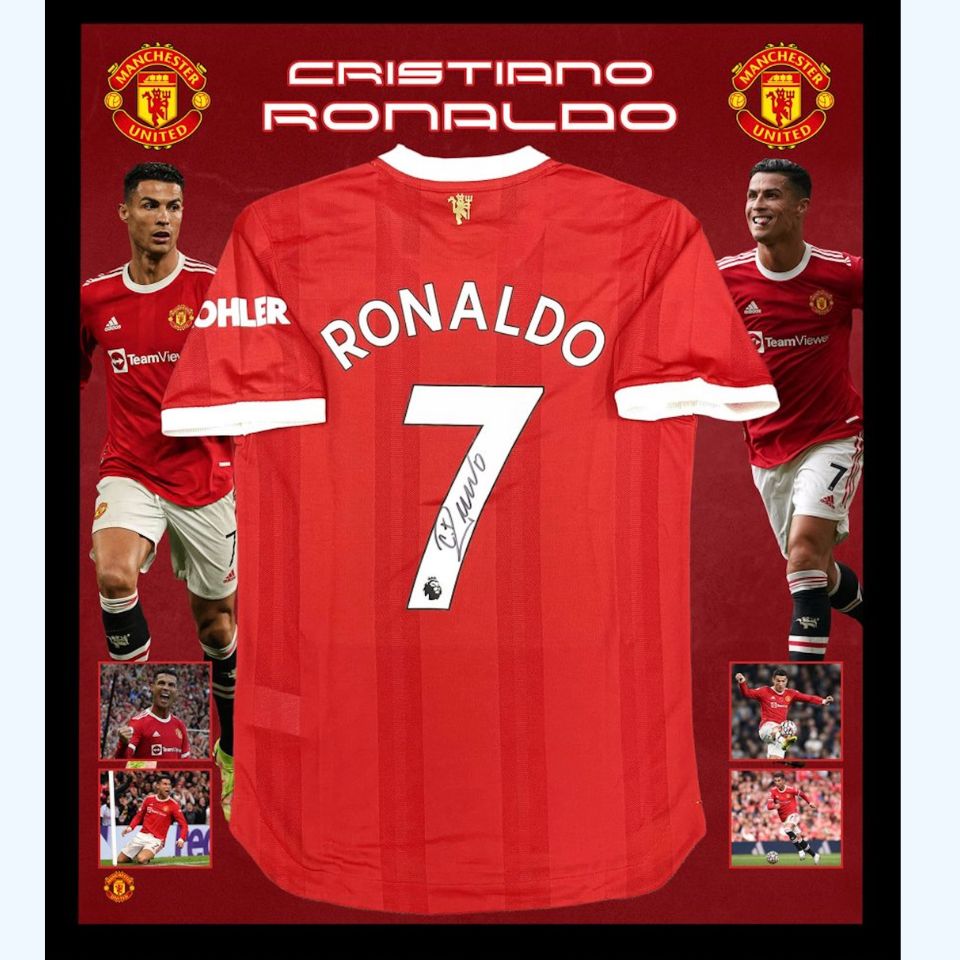 直筆サイン入り】クリロナ マンUユニフォームの購入 – AuthentiCo.