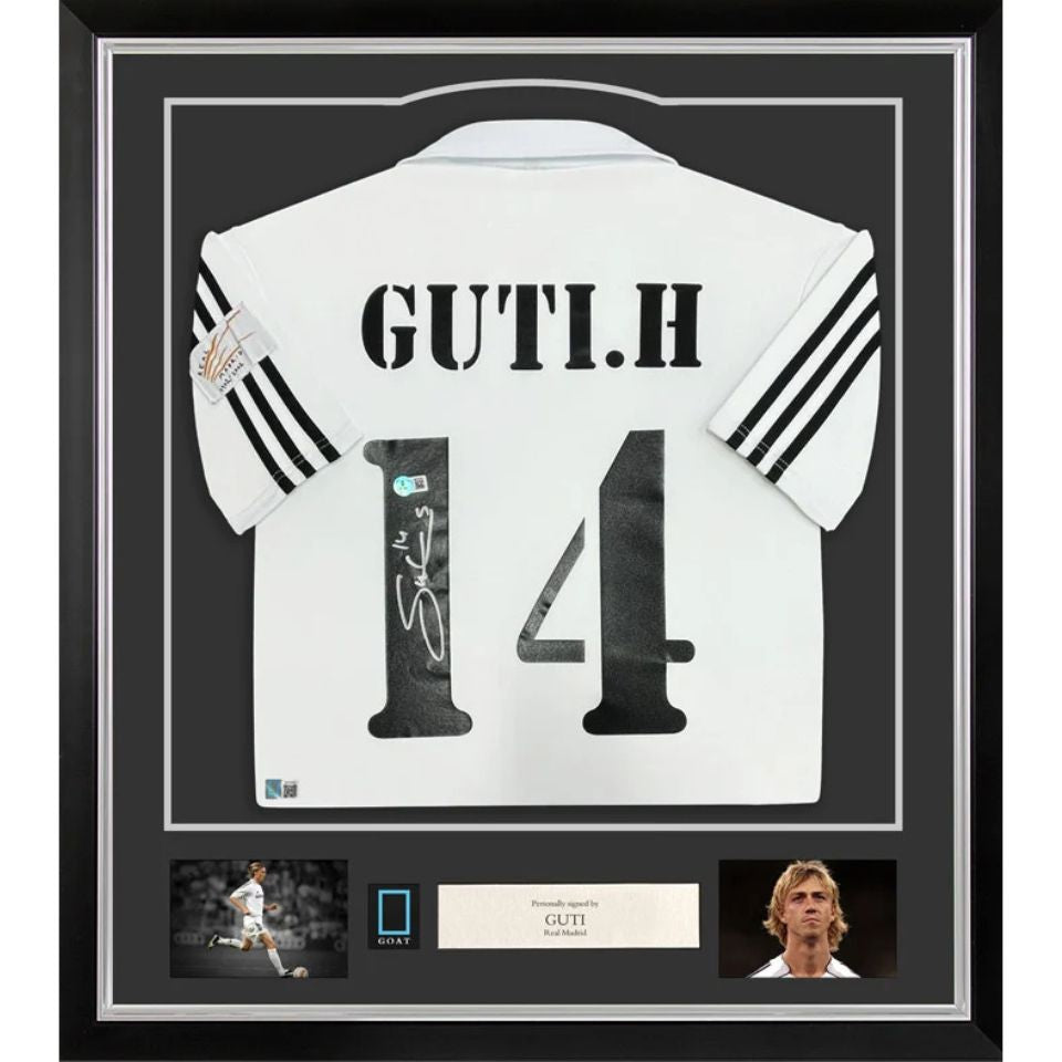 グティ【直筆サイン入り】2004-05レアル・マドリード ホームユニホーム