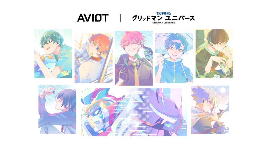 AVIOT｜『グリッドマン ユニバース』コラボ完全ワイヤレスイヤホン第2