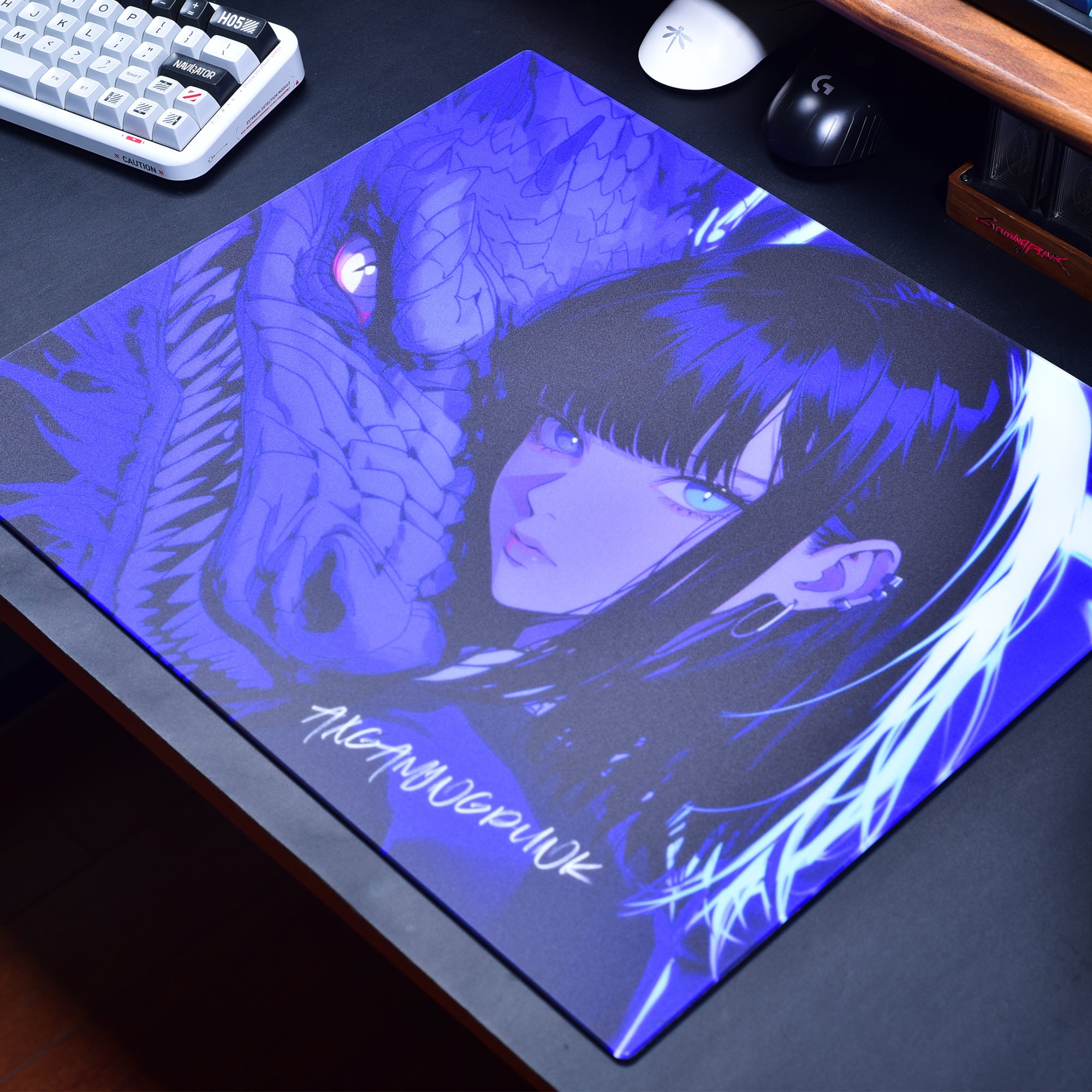 AXgamingpunk Taiji V2 Glass Mousepad – axgamingpunk