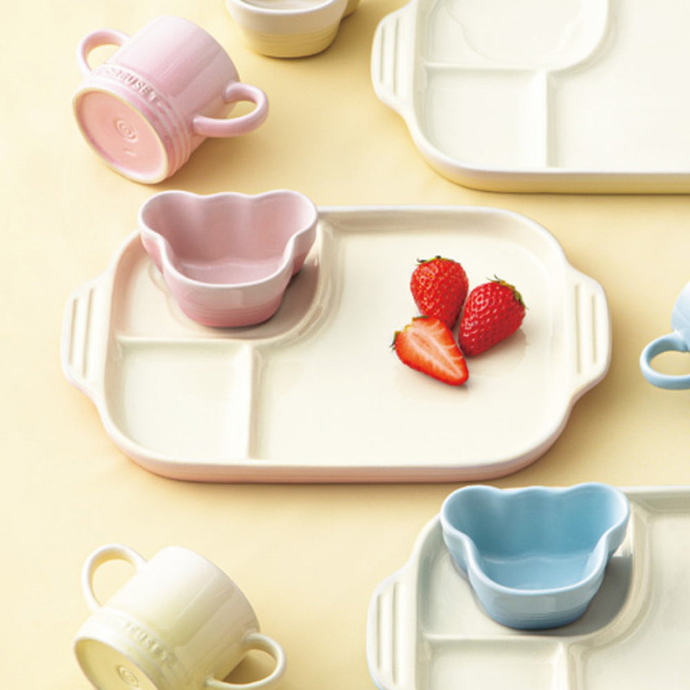 ギフトカード】ル・クルーゼ プレート＆ラムカン＆マグ ミルキーピンク