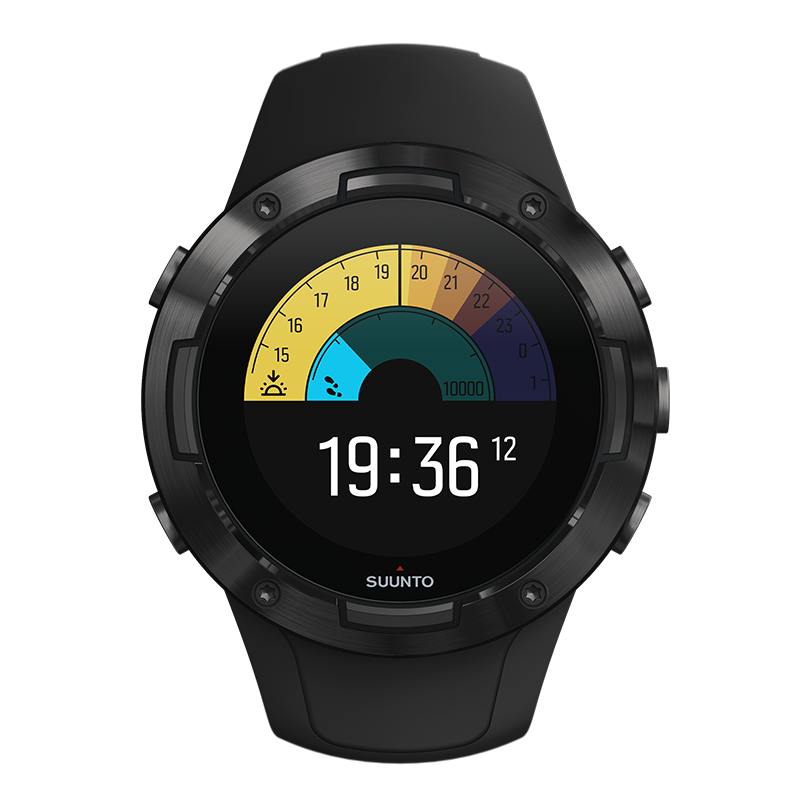 Suunto 5 All Black - 優れたバッテリー寿命を備えたコンパクトなGPS