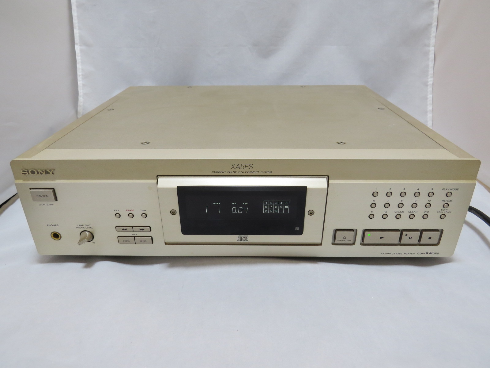 ジャンクなCDプレイヤーSONY CDP-XA5ESをゲット | AS400プログラマー