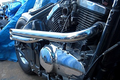 商品詳細 【ステンレス製ショットガンマフラー】 « 部品屋K&W