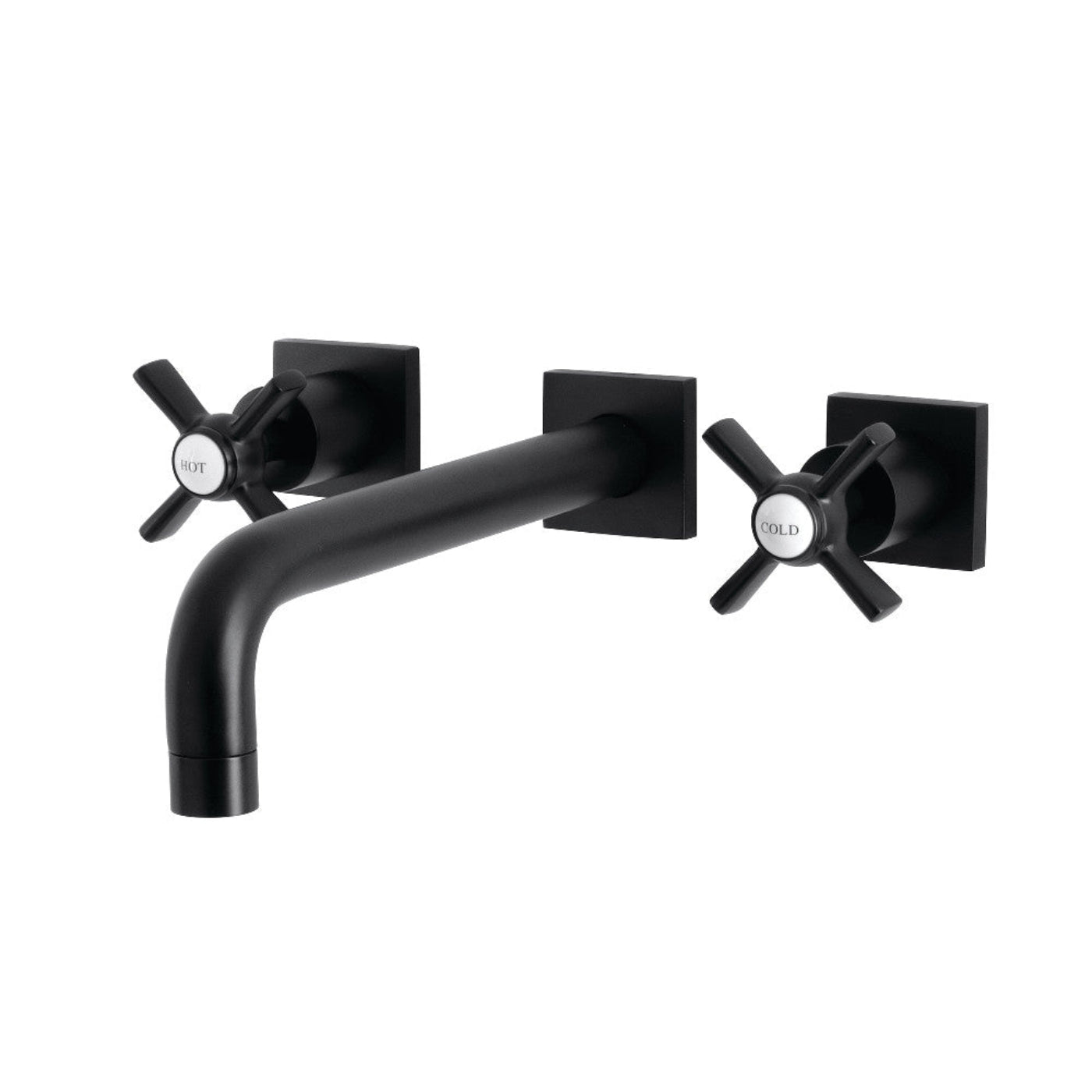 Kingston Brass Millennium Two-Handle 3-Hole Wall Mount Roman Tub