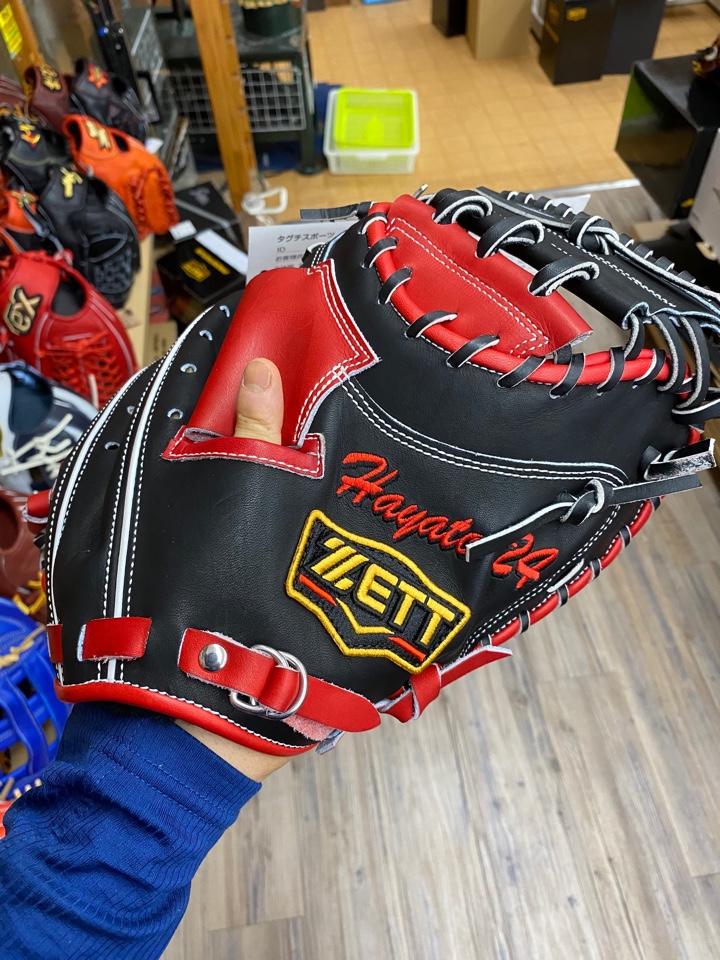 ZETT,プロステイタス,古田敦也,キャッチャーミット,軟式オーダー,202型