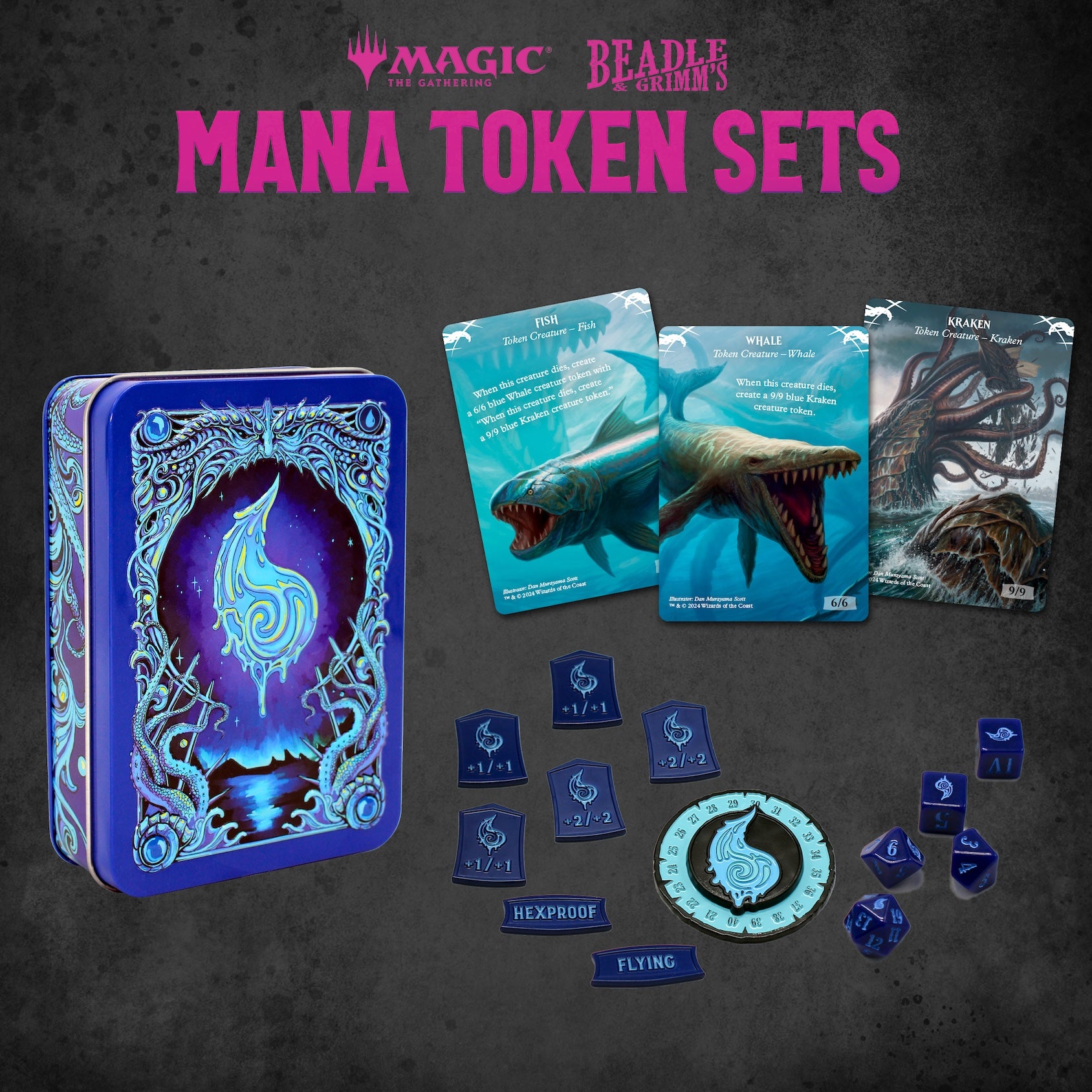 Blue Mana Token Set (MTG) – Beadle & Grimm's Pandemonium Warehouse