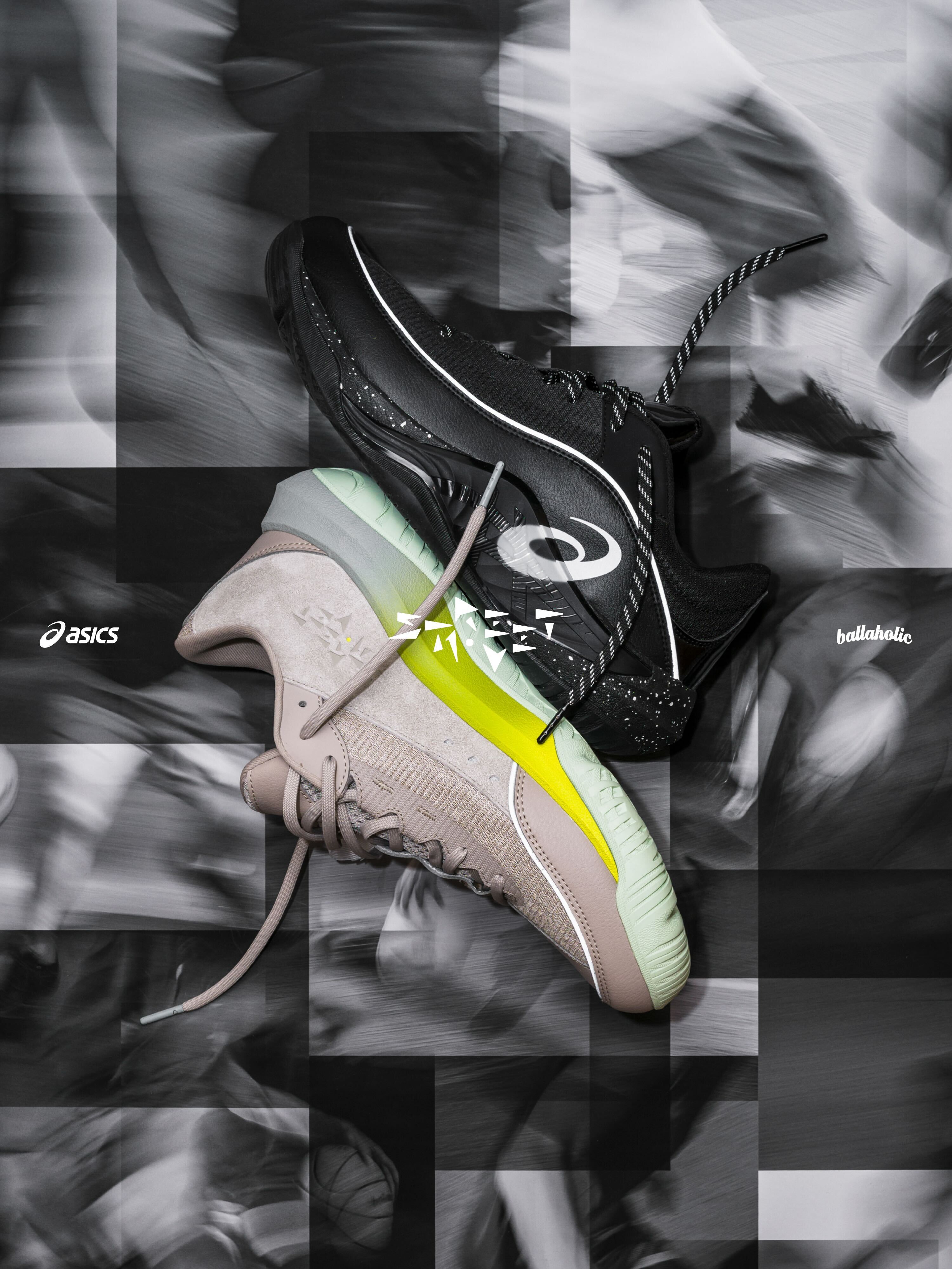 ASICS × ballaholic Collaboration Model UNPRE ARS LOW 3 -STREETMOVE Vol