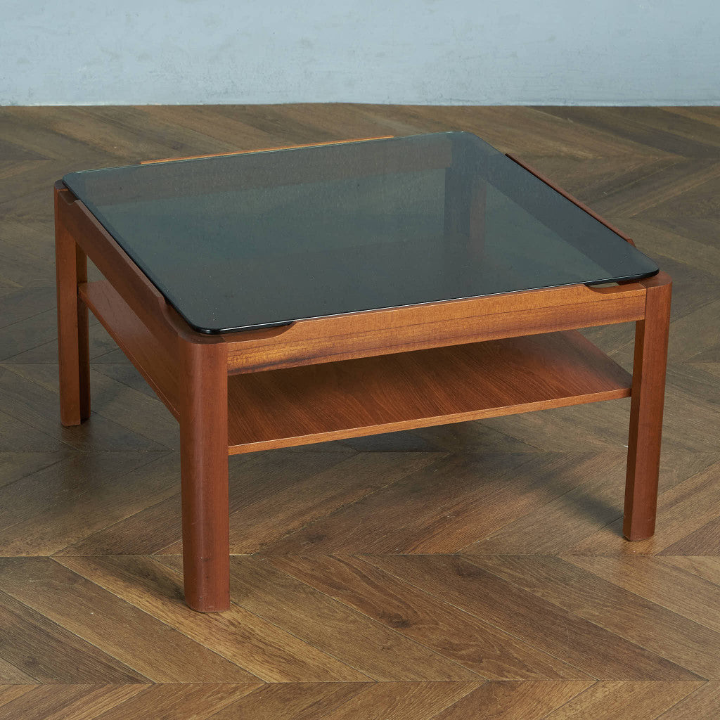 メイヤー myer ヴィンテージ スモークガラストップ コーヒーテーブル