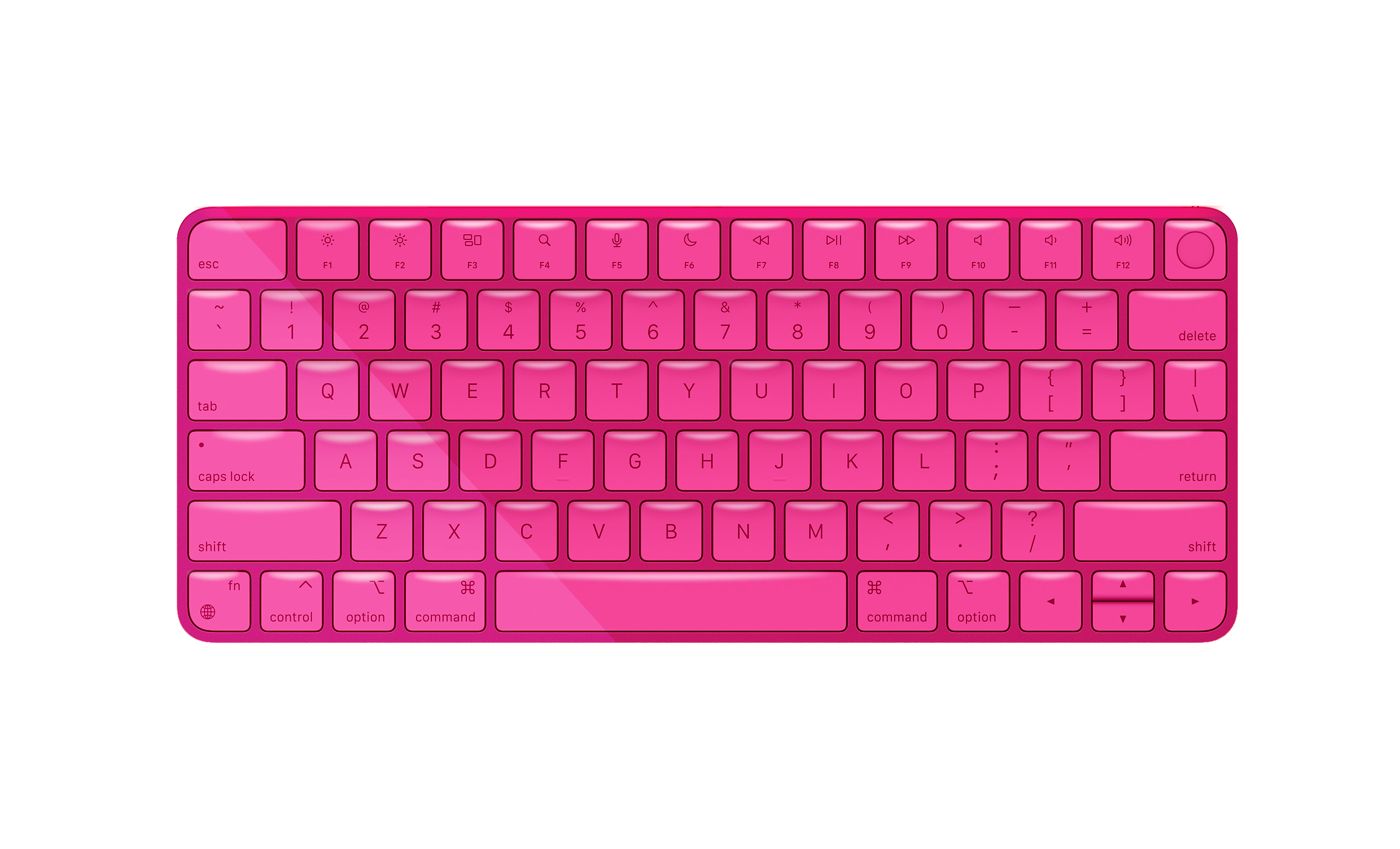 Shop Apple Magic Keyboard with Touch ID - Neon Pink | Craft by Merlin