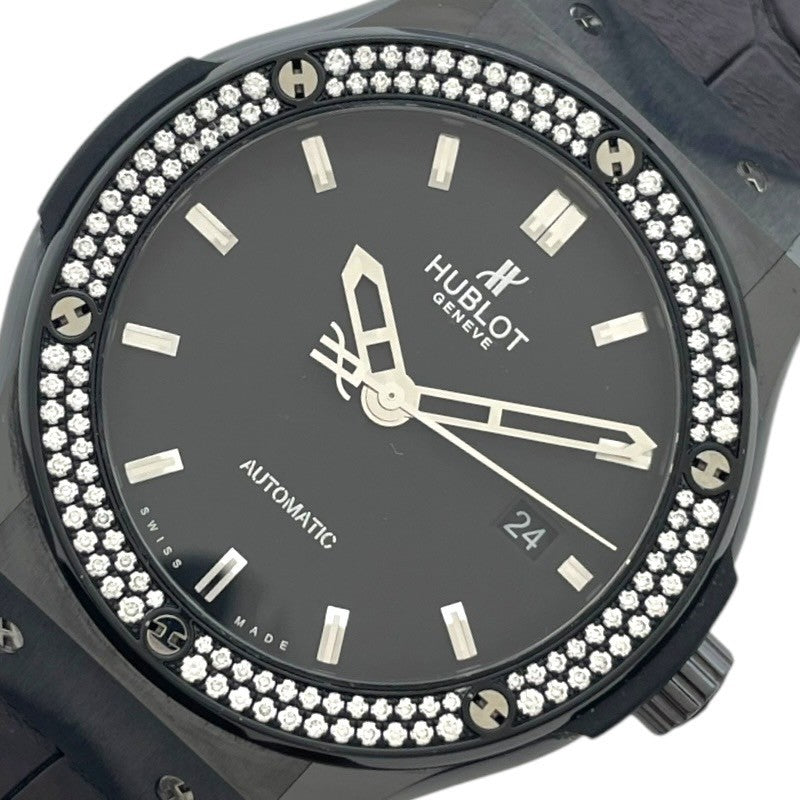 ウブロ HUBLOT クラシックフュージョン ブラックマジック セラミック