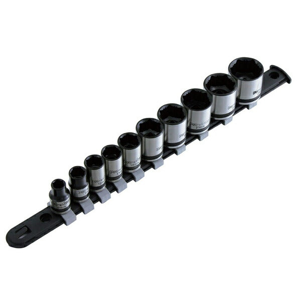 Pro-Auto 9.5sq.ノンスリップソケットセット BNS-310S 3/8 9.5mm 10点