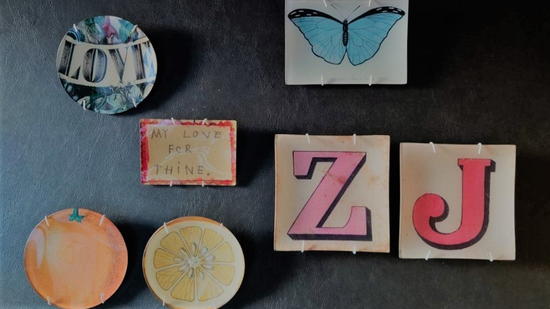 お部屋を飾る vol.2 「ジョン・デリアン デコパージュプレート