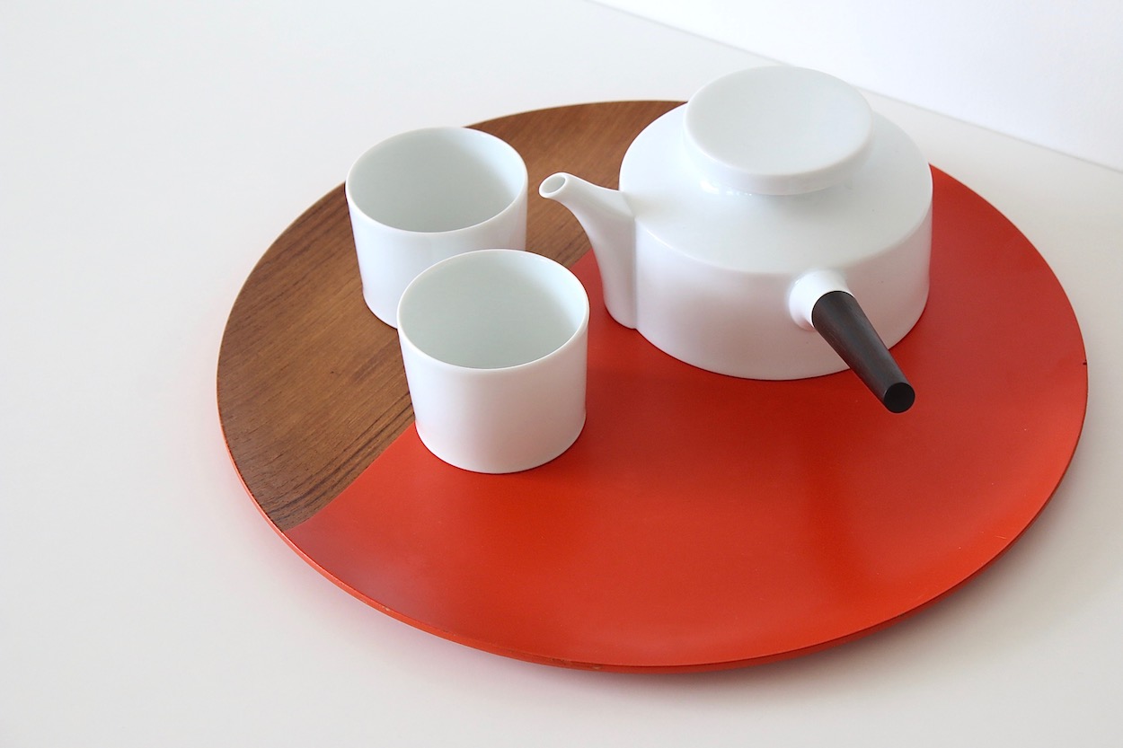 60's Shigemichi Aomine NCC Teak Tray 青峰重倫 チークトレイ | FEM
