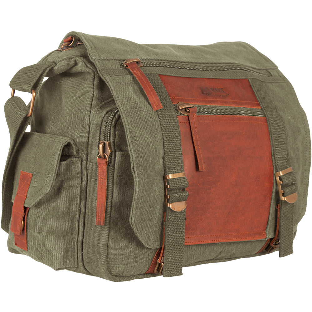 Deluxe Concealed-Carry Messenger Bag - Fox Outdoor