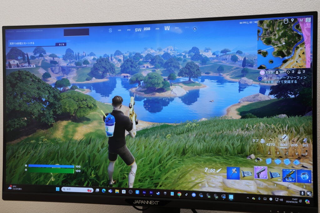 JAPANNEXT JN-GMM1IPS28BKレビュー・4K 144Hz ゲーミングモニターの