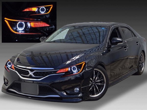 トヨタ 130系 マークX 後期 純正HID車用 純正ドレスアップヘッド