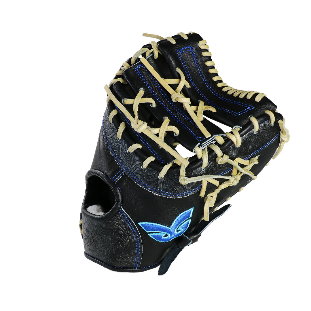 ソフトボール用｜ファーストミット｜地牛×型押し｜013型｜Glom定番31