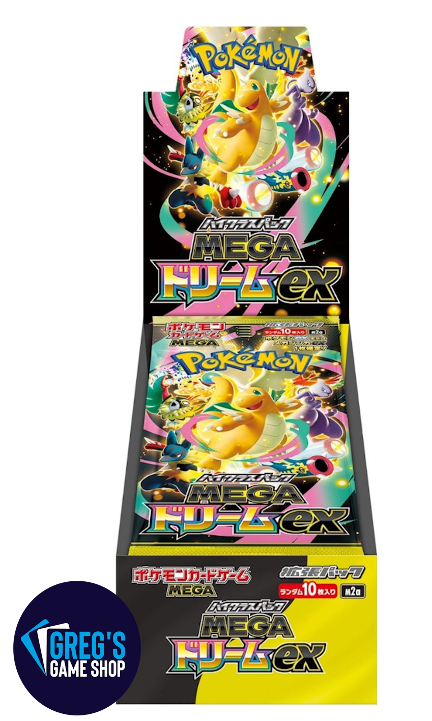 Pokemon Japanese Mega Dream ex Booster Box m2a – Greg's Game Shop