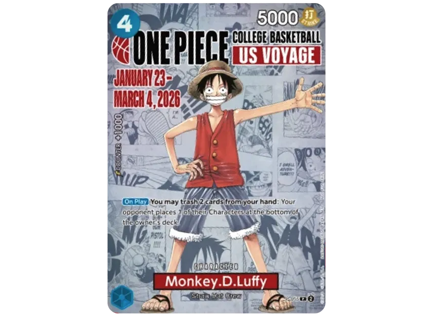 英語版】バスケットボール ルフィ プロモカード（1枚） – GRIMSHOP