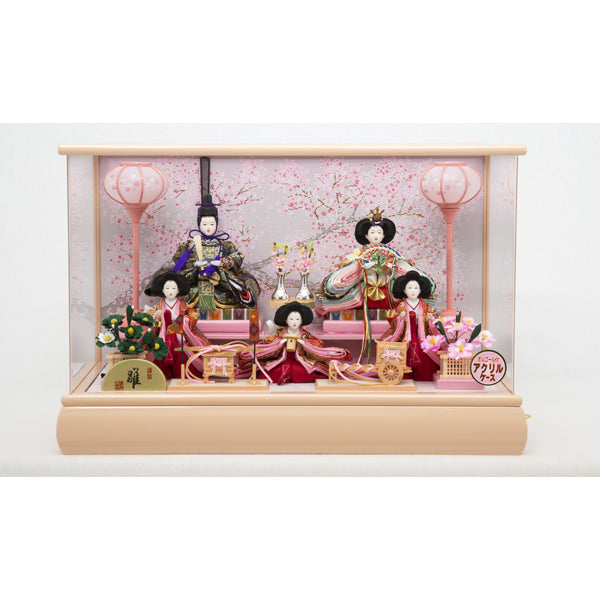 ひなた 五人ケース飾り w63244 – 福仙
