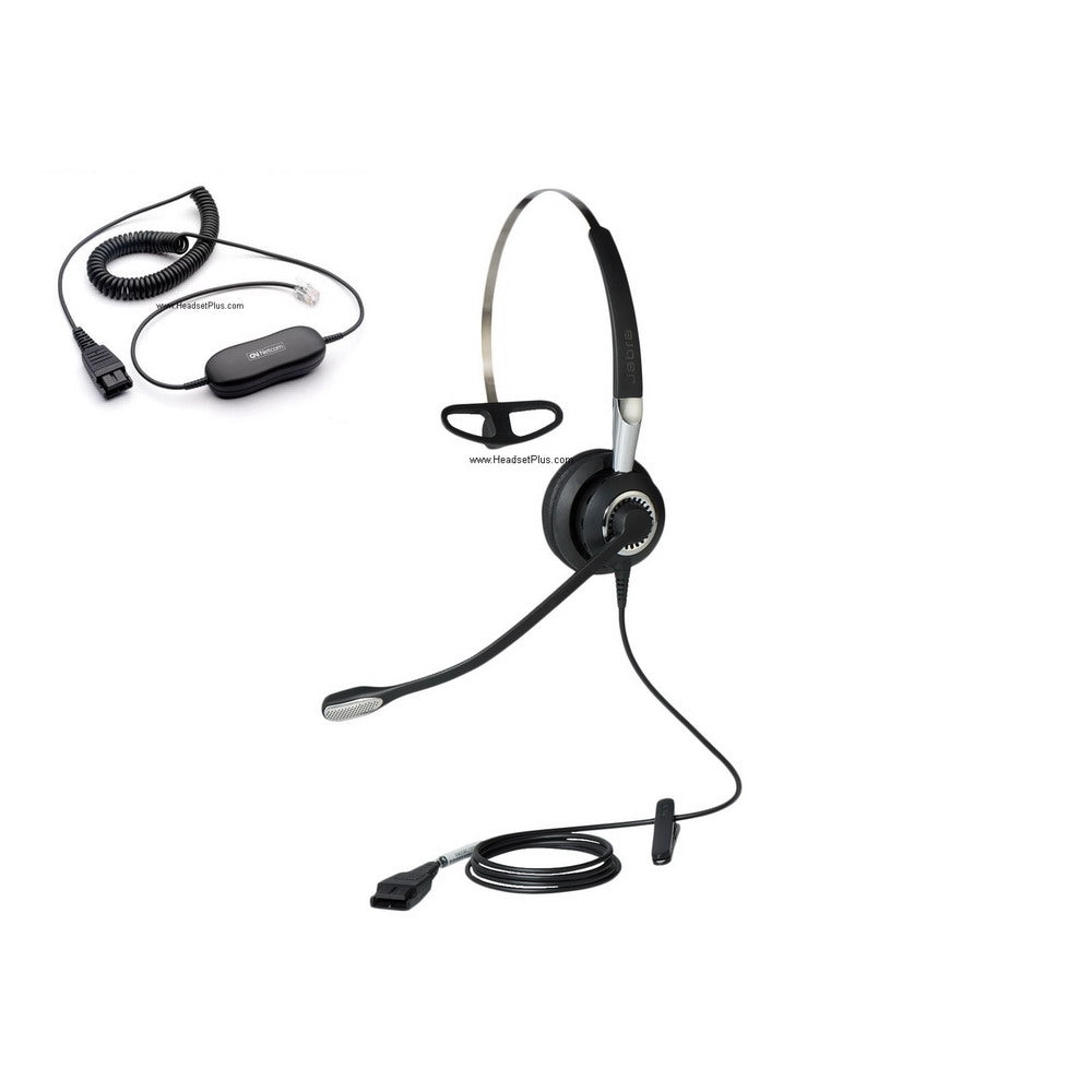 Jabra Biz 2400 II Mono NC 3-in-1 Direct Connect Headset – Headset plus