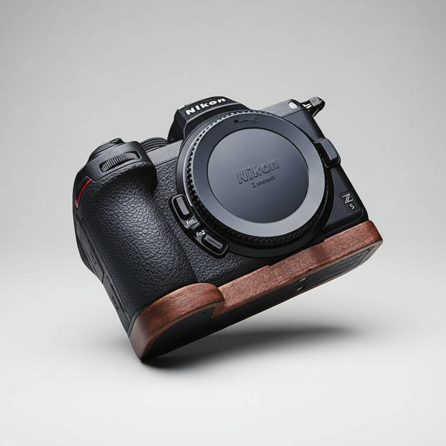 Nikon Z5 Z6II Z7II グリップベースプレート ウッド