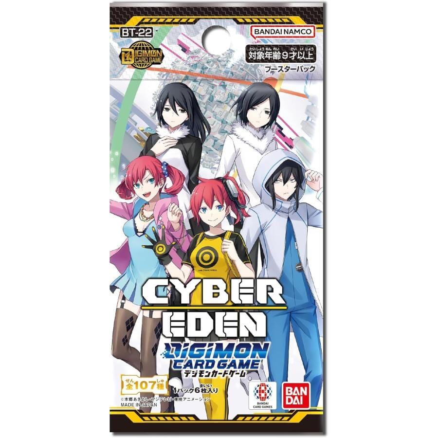 Booster BOX Digimon Cyber Eden (BT-22) - Digimon Card Game