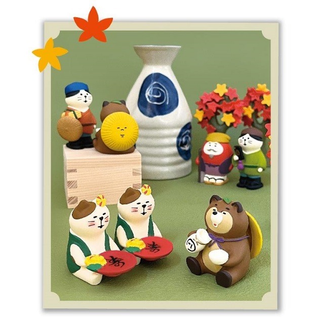 concombre（コンコンブル）お月見 秋の諸国めぐり旅 文鳥もみじ饅頭