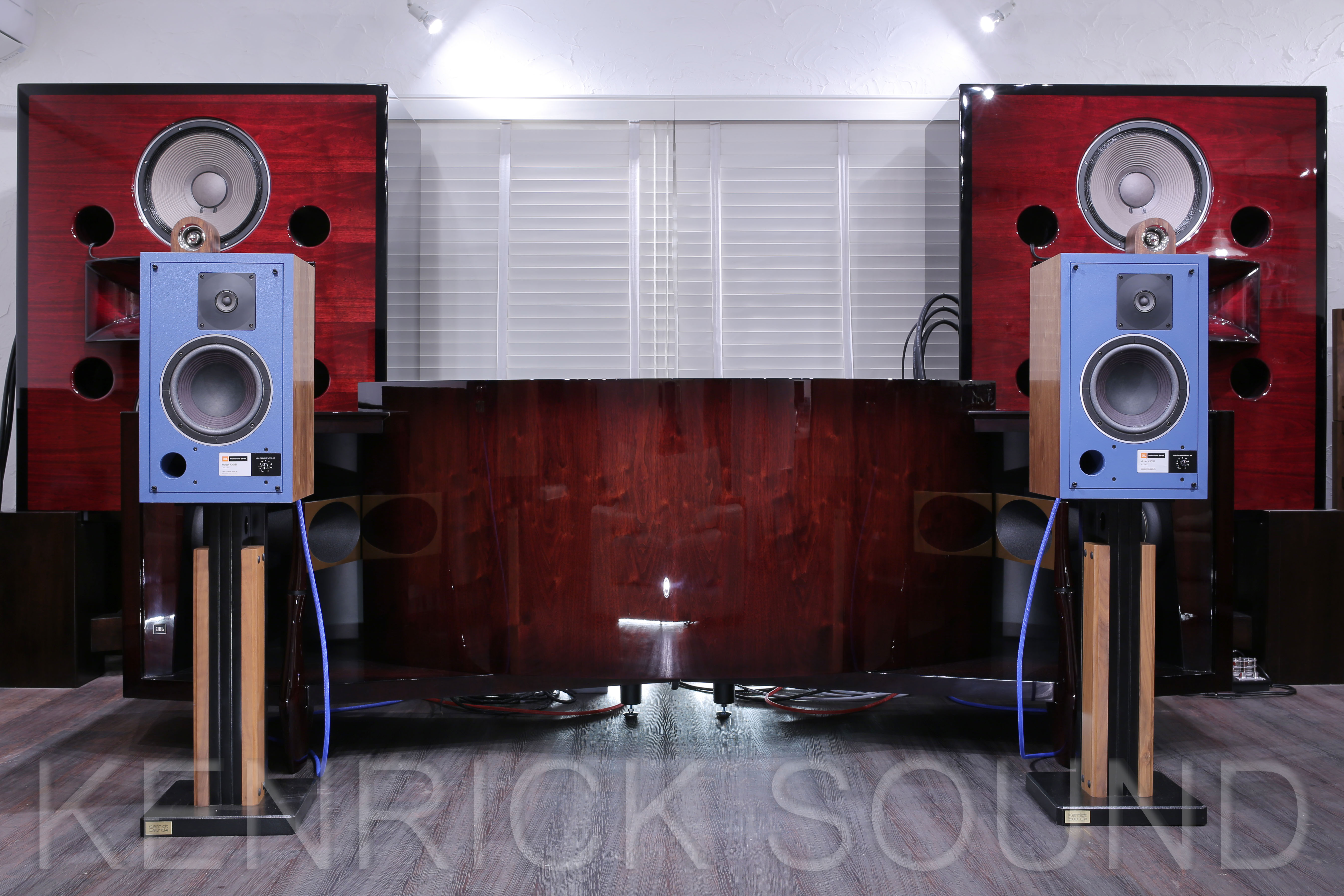 JBL 4301B 別格の音表現にチューン, トランス式ATT, 新品リコーン