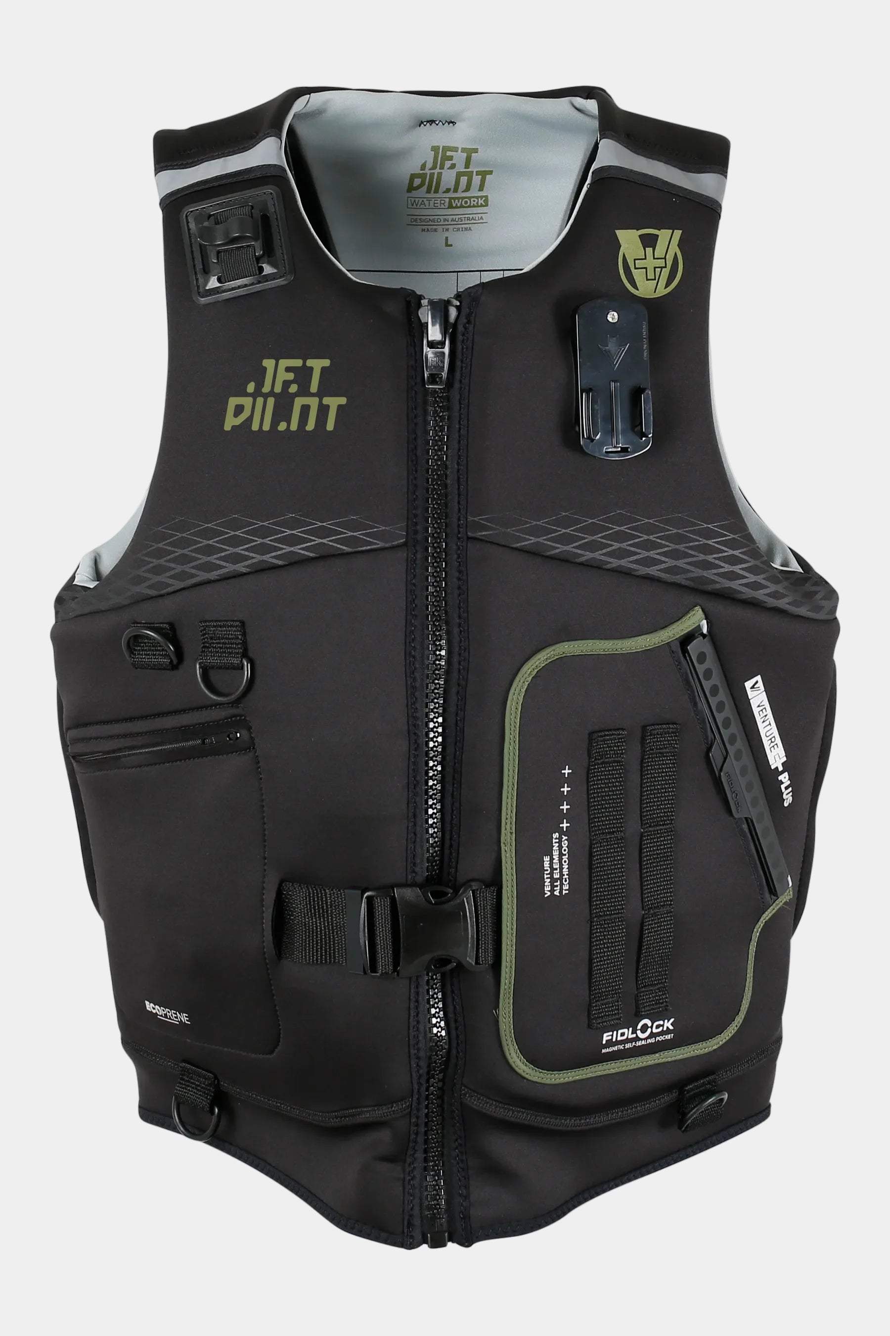 Jetpilot Venture Plus Mens Life Jacket - Black