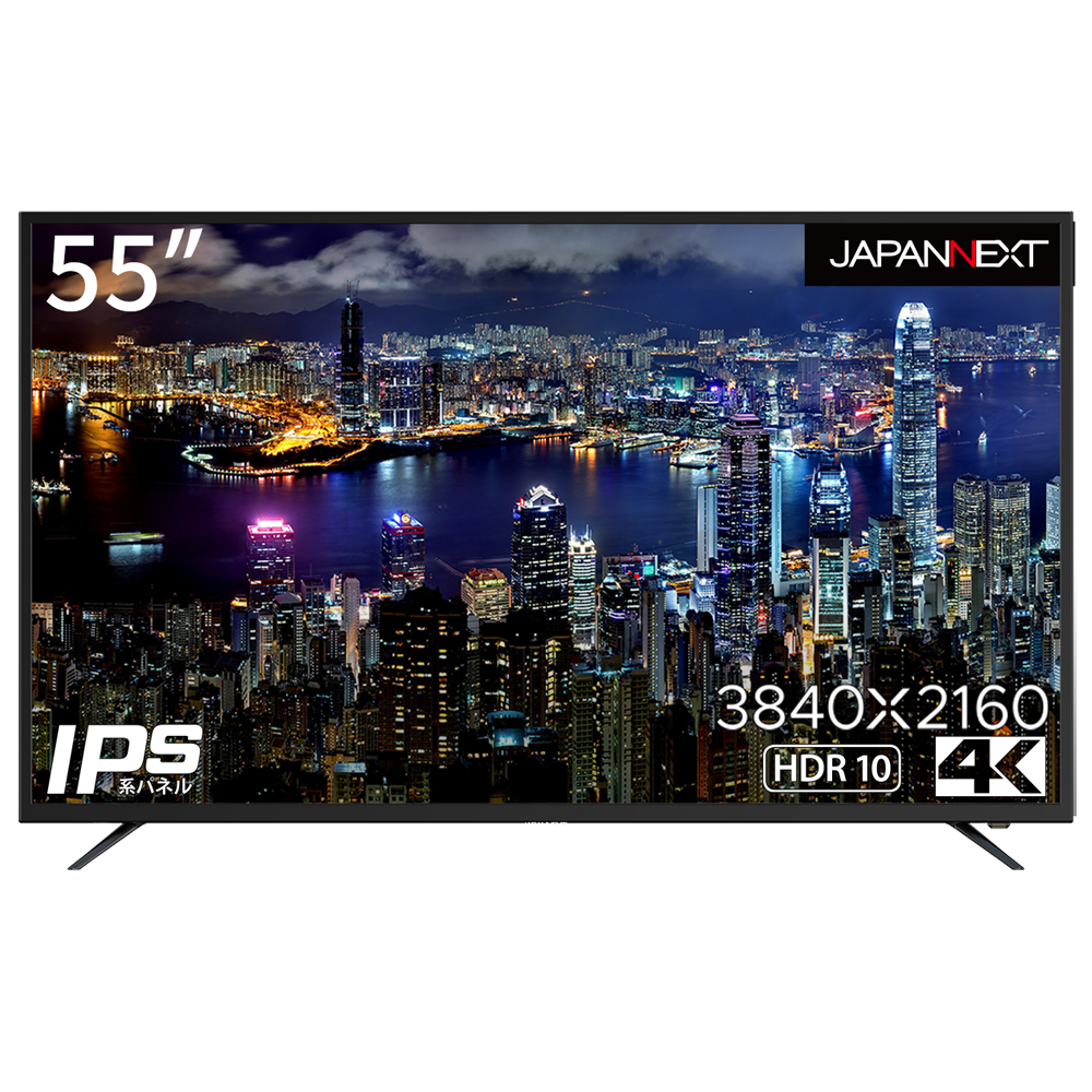 4K 55インチ液晶ディスプレイ UHD HDR PCモニター JN-IPS5500TUHDR