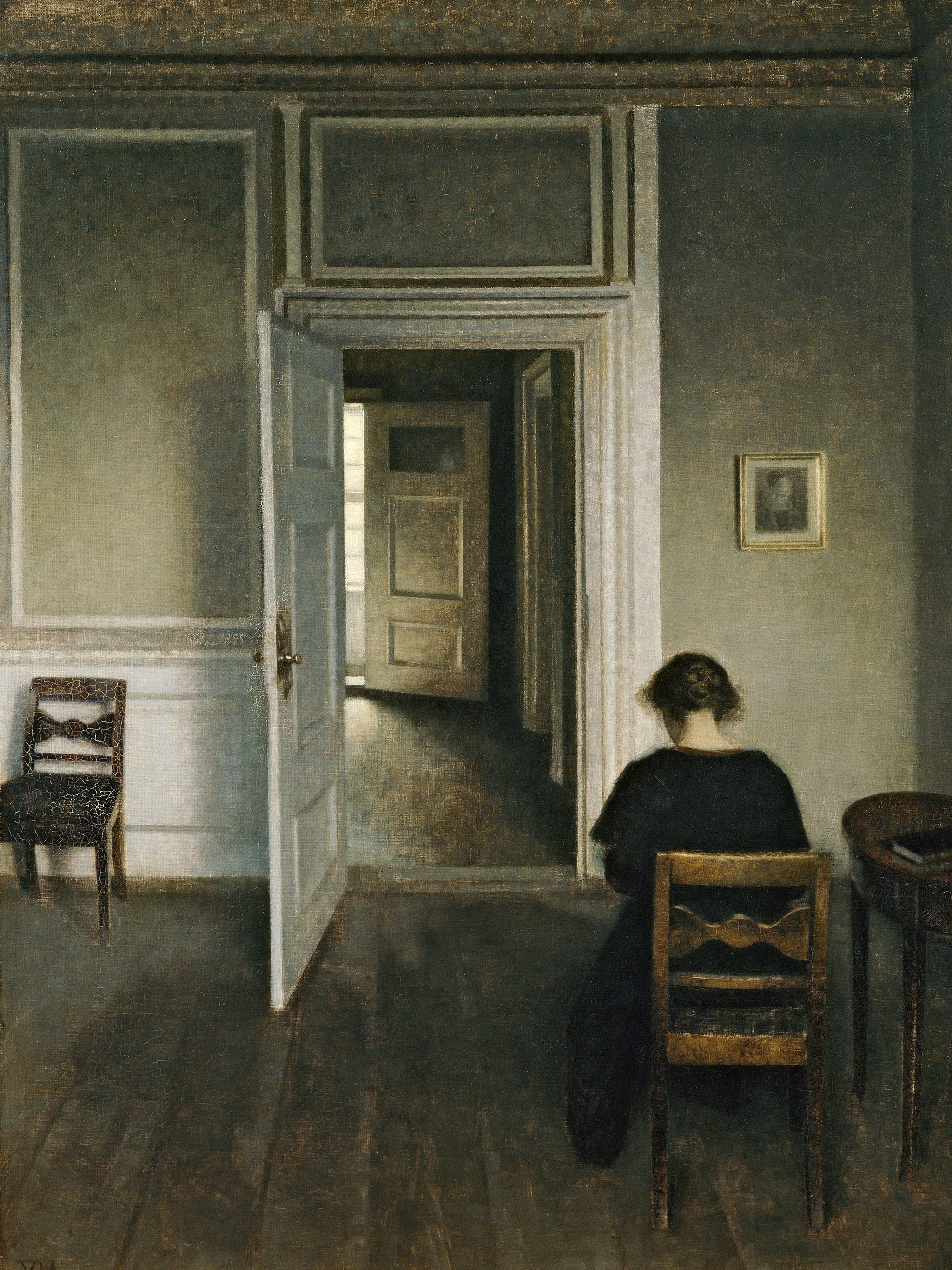 ヴィルヘルム・ハンマースホイ / Interior, Strandgade 30 | 壁紙