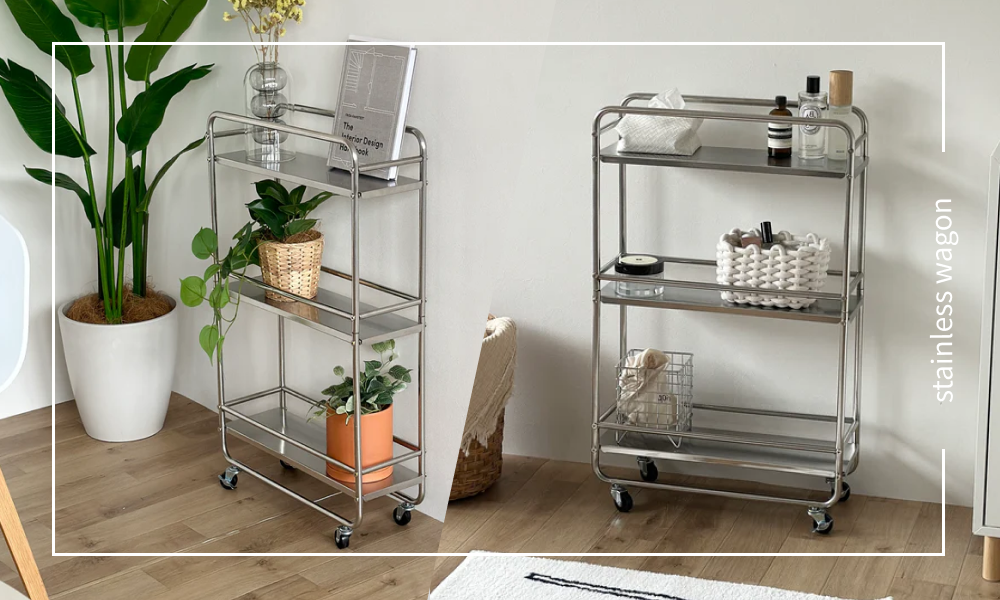再入荷リクエスト続出！ステンレス3段ワゴンの魅力をご紹介します