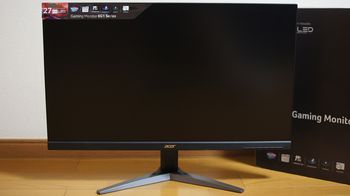 ディスプレイモニターのKG271UAbmiipxが届きました！ | KKLOG