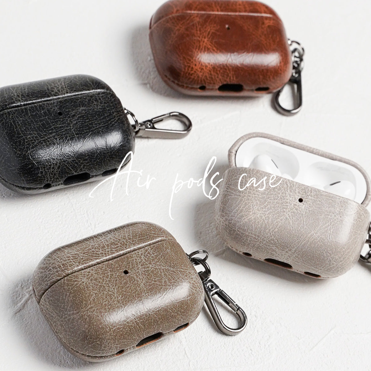 レザー風 エアポッズケース AirPods カバー AirPods4 Pro2 case