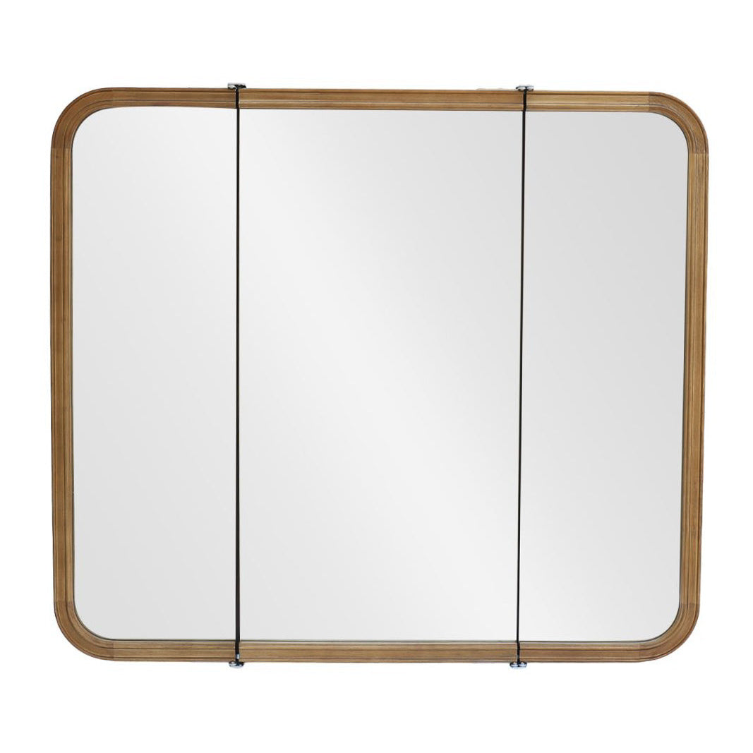 予約商品：5月末〜6月末頃お届け予定】Wood curve 3ドアキャビネット