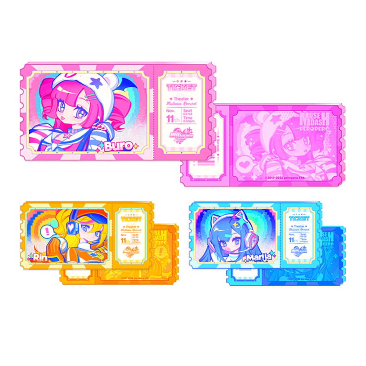 ミュータウントゥインクル アクリルチケット半券 – hasuhasugoods