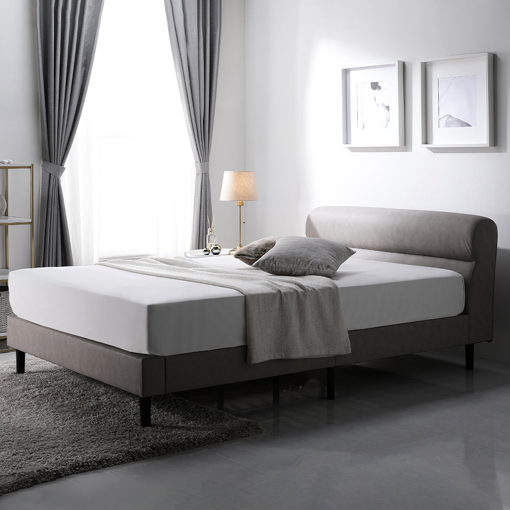 レザー調ベッド『NOBILIS ノビリス』/高級感のあるベッド 高さ調整可能