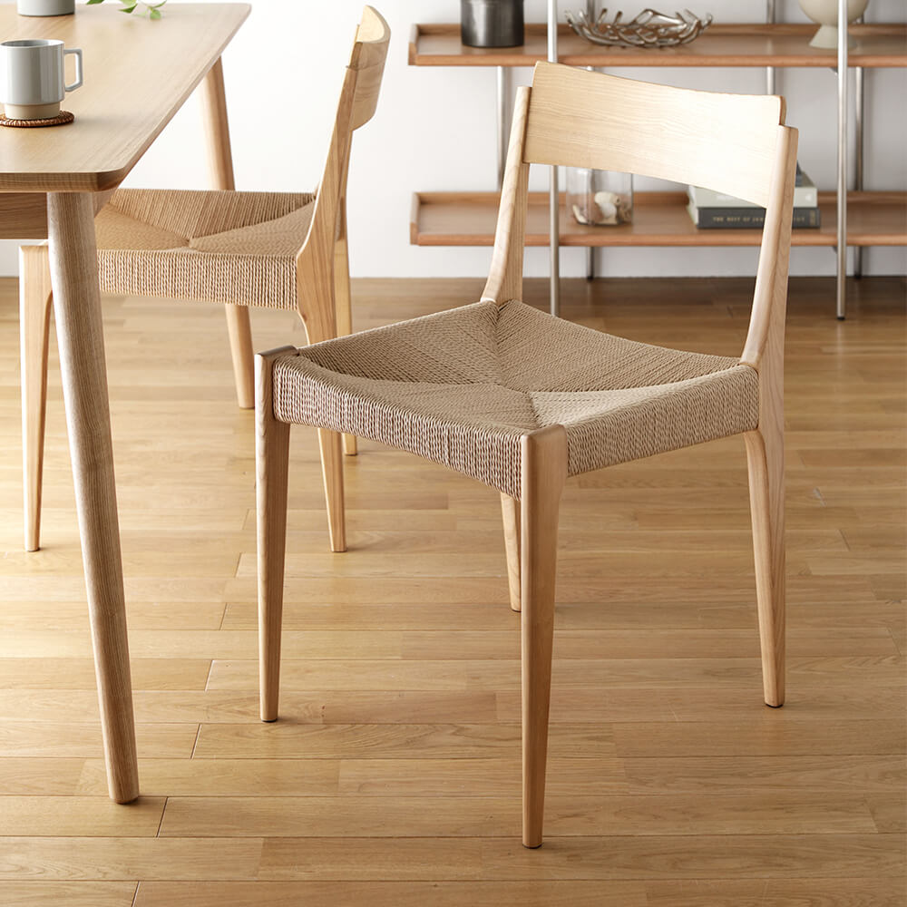 ペーパーコードシリーズ チェア/巧みに編み上げられたペーパーコード