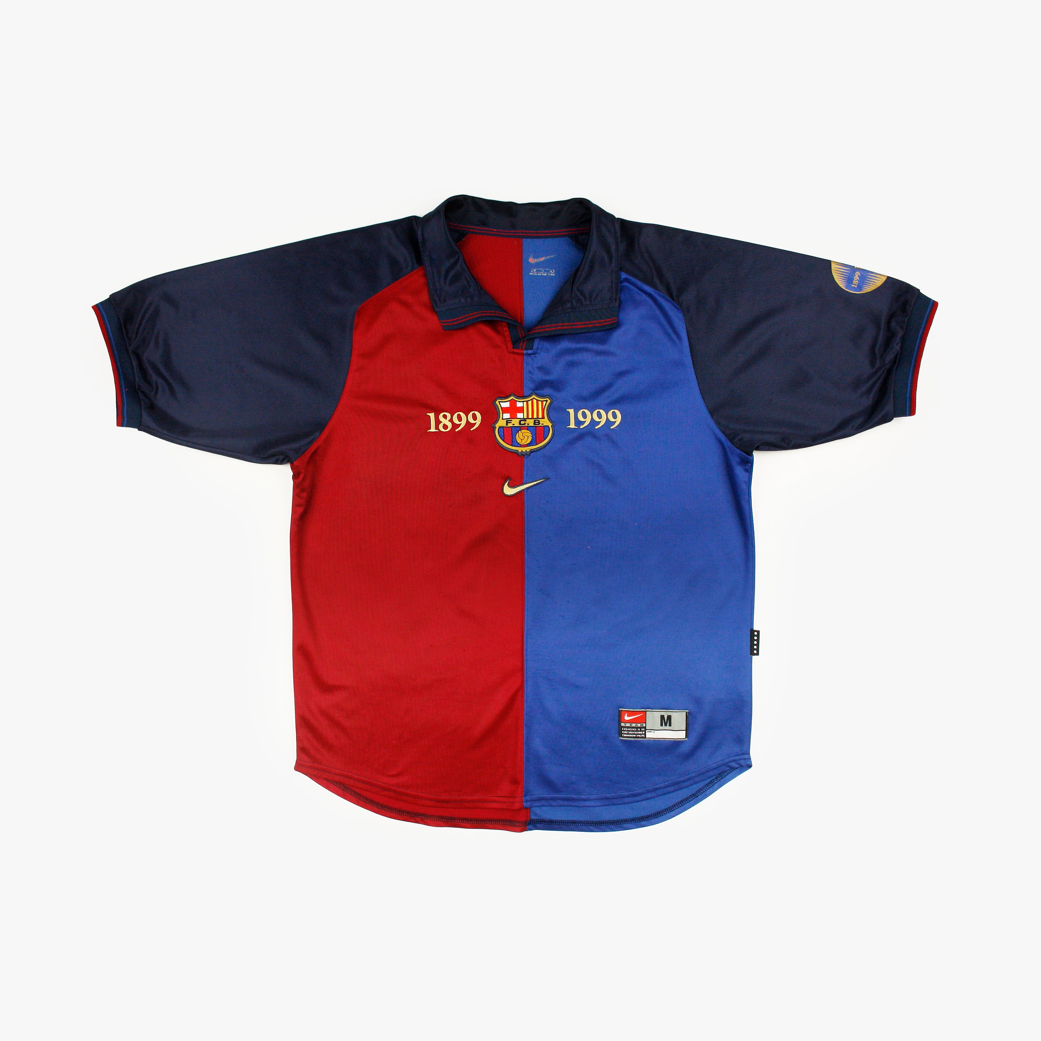 Barcelona 99/00 • Centenary Home Shirt • M – Real Vintage Football