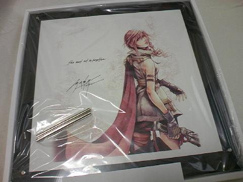 ファイナルファンタジーXIII』 オリジナルイラストプレートだよー