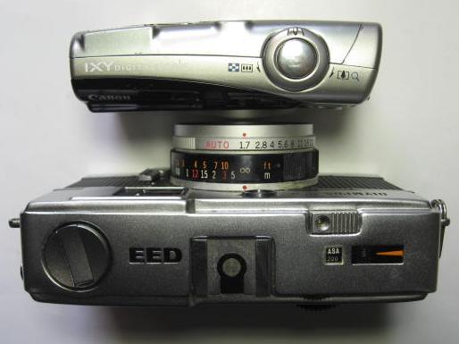 ジャンクカメラ2台(PEN EED、IXY 800IS) | 見よう見まねのブログ