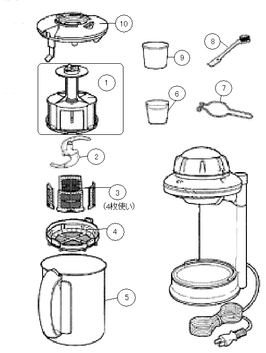 KC-D652 マイコン電気豆乳メーカー アフターパーツ – ツインバード公式