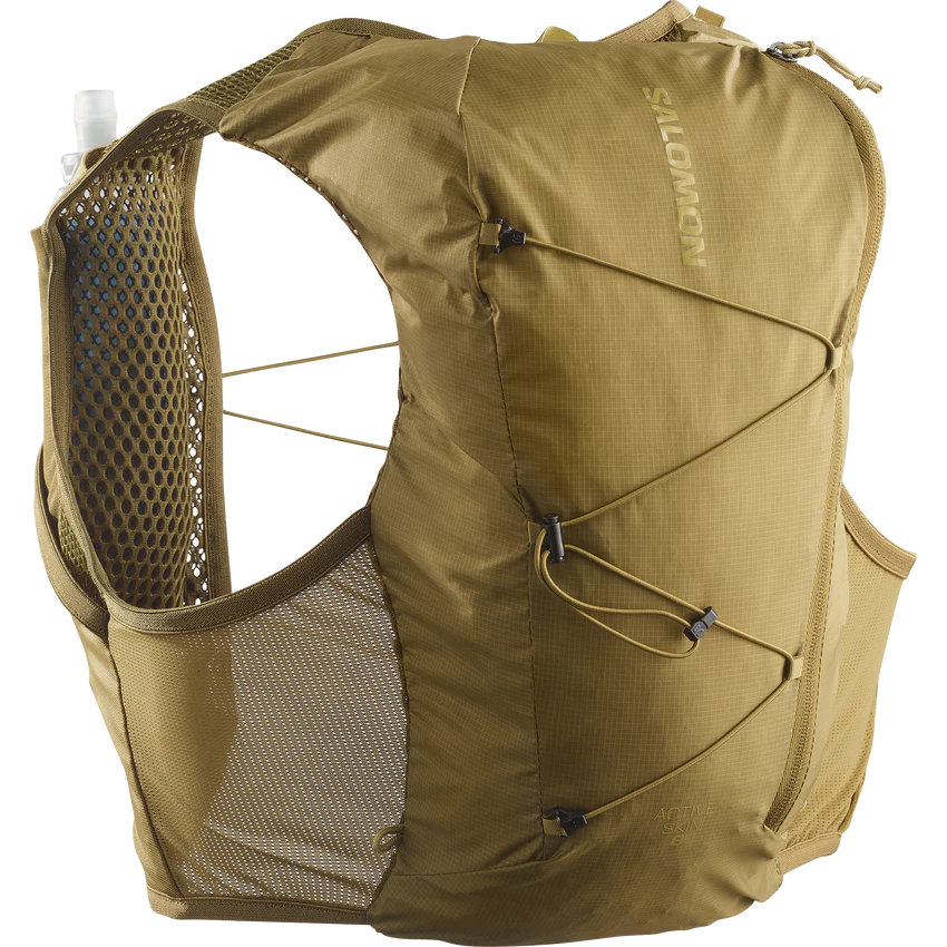 SALOMON ACTIVE SKIN 8 ユニセックス ランニングベスト（フラスク付