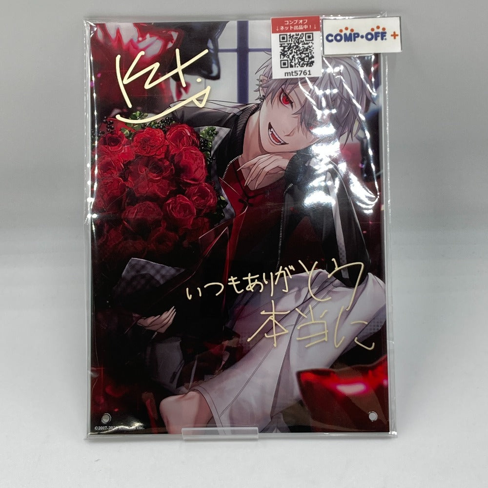 葛葉 複製直筆サイン・メッセージ入りアクリルパネル 「バーチャル